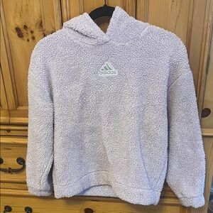 Adidas Light Purple Fleece Hoodie
